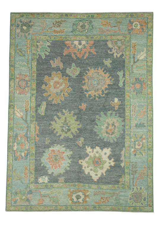 Turkish Oushak Rug 5'2" x 7' #17398