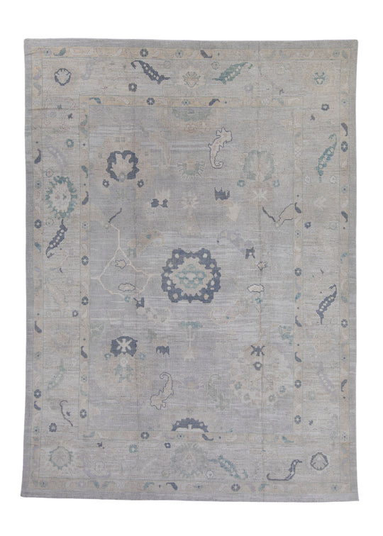 Turkish Oushak Rug 9'6" x 13'1" #16986