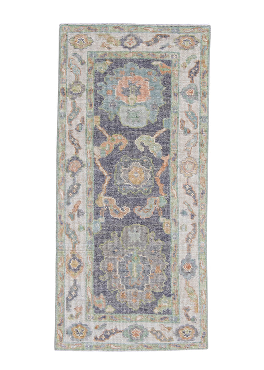 Turkish Oushak Rug 2'4" x 4'11" #16531