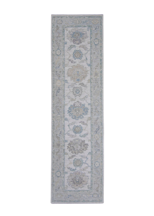Turkish Oushak Runner Rug 2'10" x 10' #16392