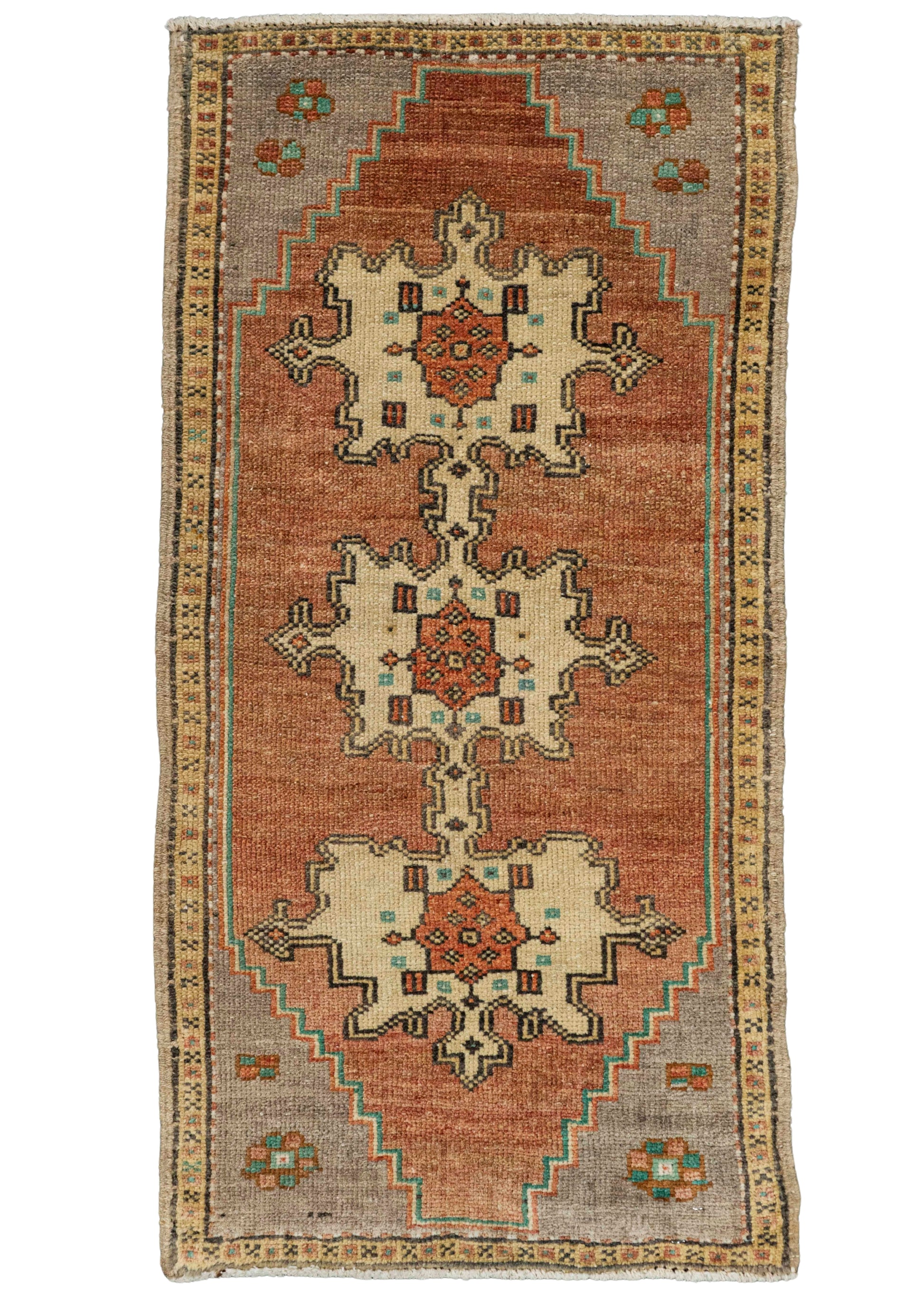 Turkish Yastik Rug  1'8" x  3'3" #22630