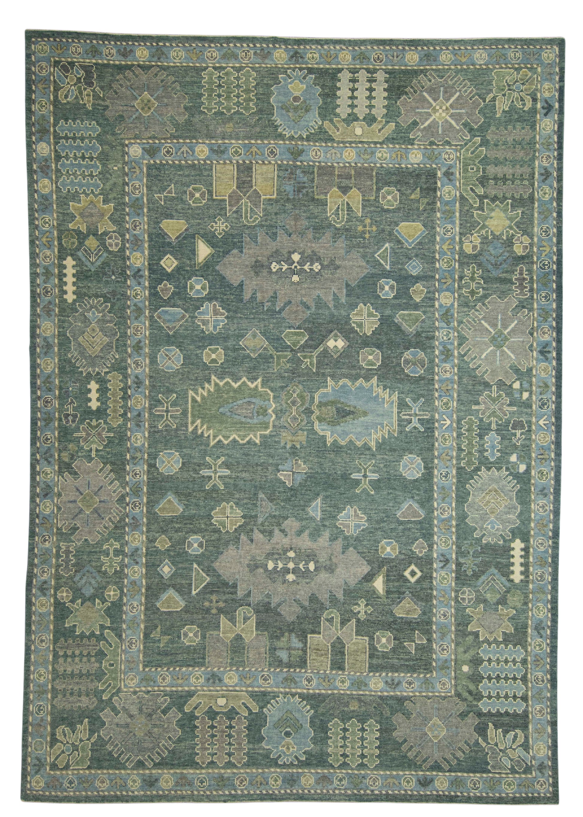 Turkish Oushak Rug 9'1" x 13' #22181