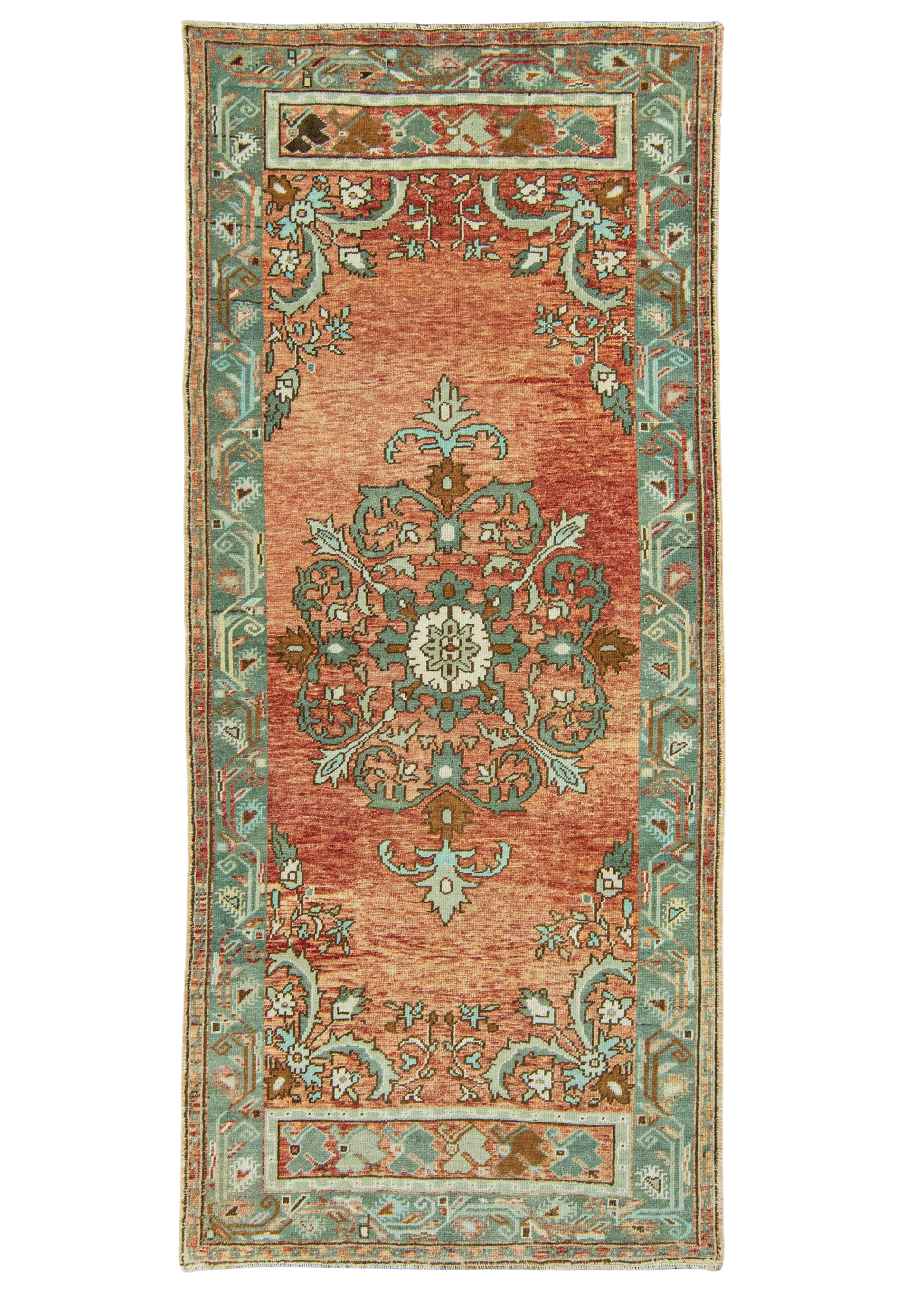 Turkish Vintage Runner Rug  4'1" x 9'5" #22899