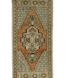 Turkish Mini Rug Oriental Hand Knotted Vintage Rug 1'8" x 3'5" #16209