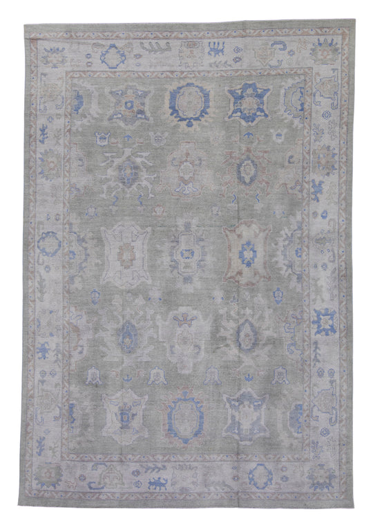 Turkish Oushak Rug 9' x 13'2" #16956