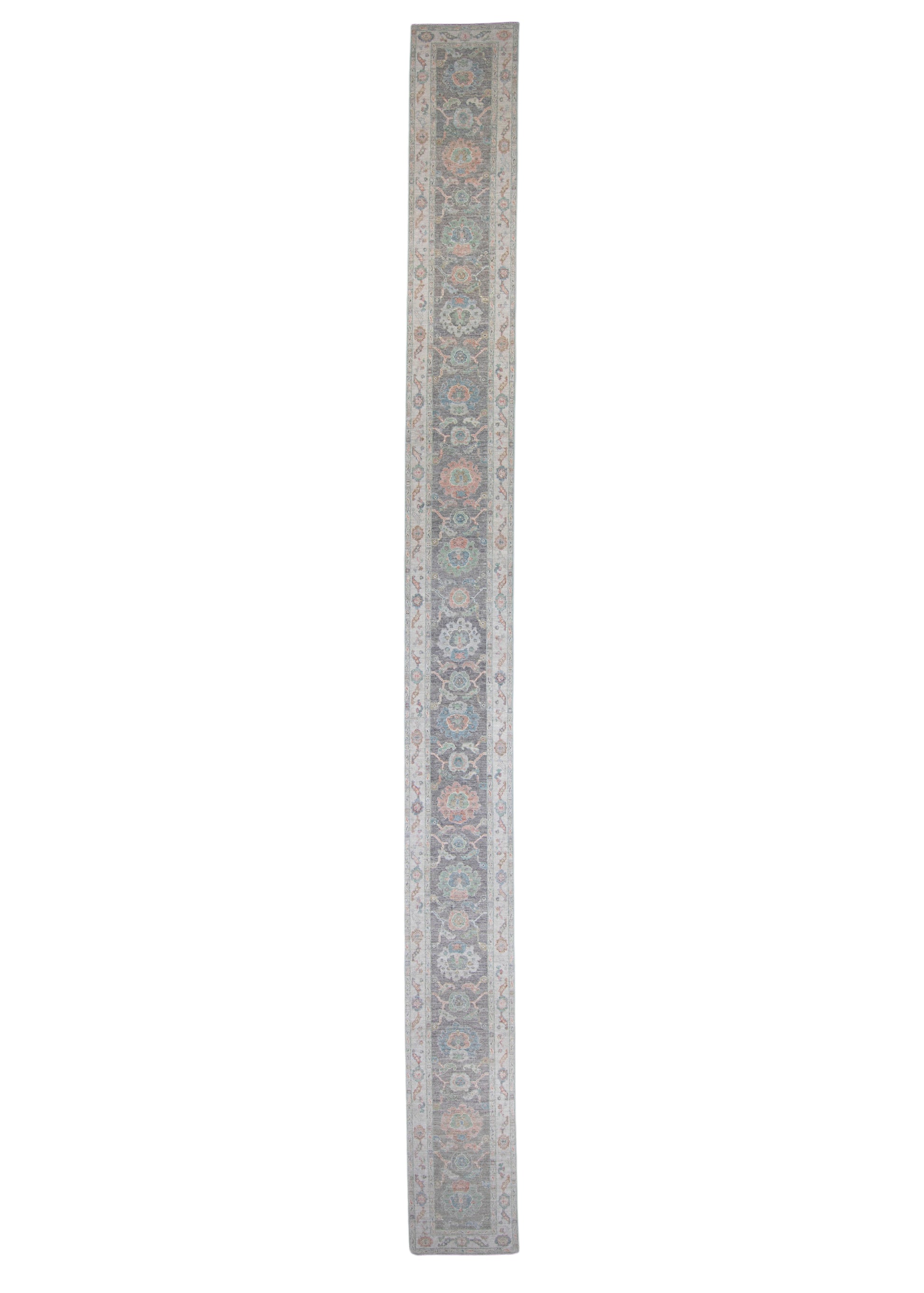 Turkish Oushak Runner Rug 2'9" x 31'1" #16218