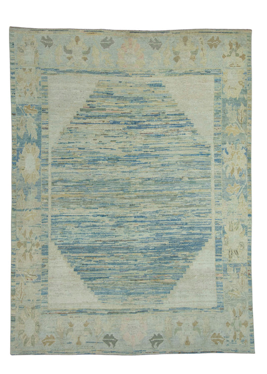 Turkish Oushak Rug 8'8" x 11'5" #18537