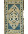 Turkish Mini Rug Oriental Hand Knotted Vintage Rug 1'10" x 3'7" #16427