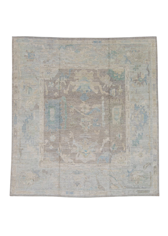 Square Turkish Oushak Rug 9'10" x 10'7" #16143
