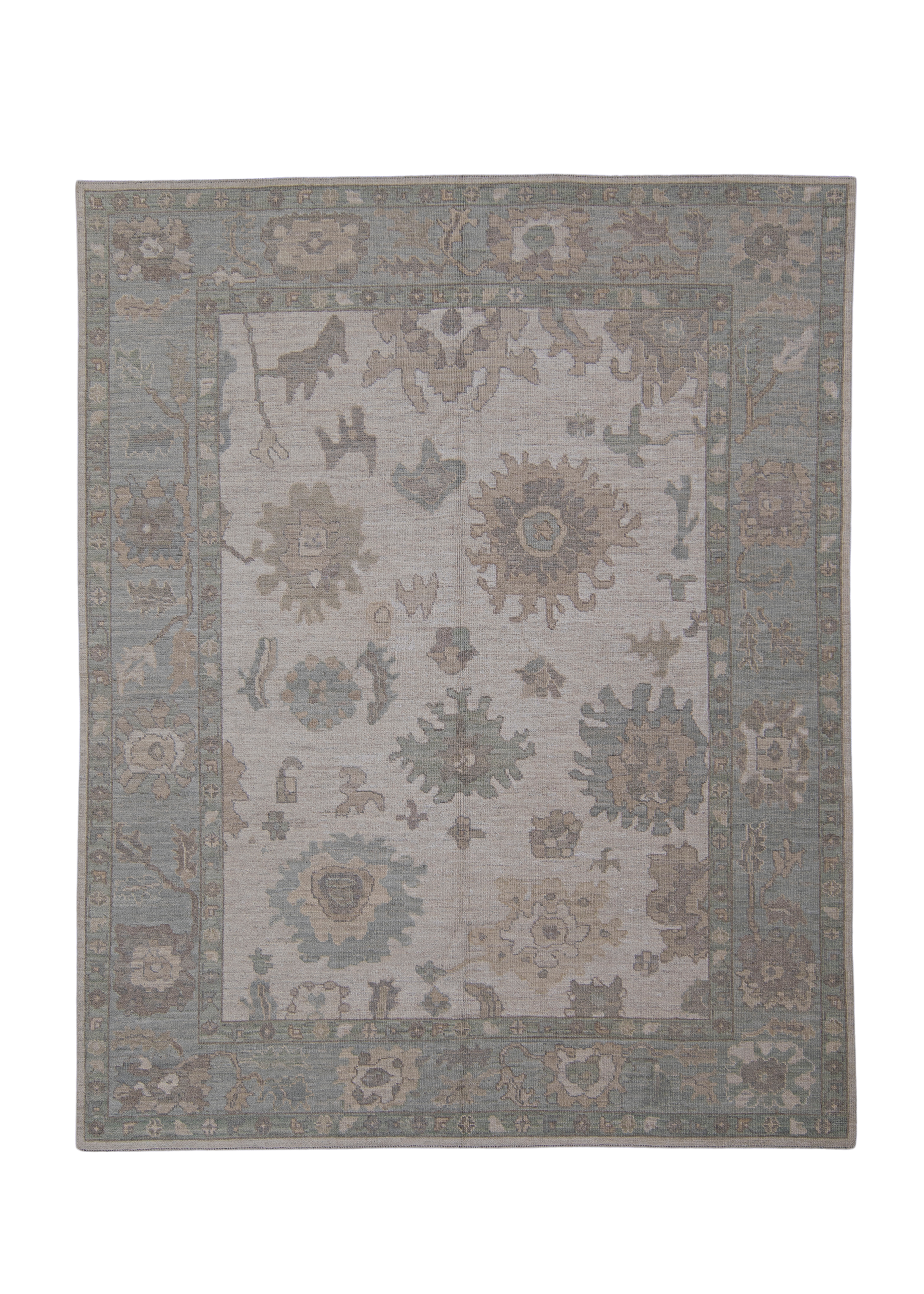 Turkish Oushak Rug 8'1" x 10'1" #11759