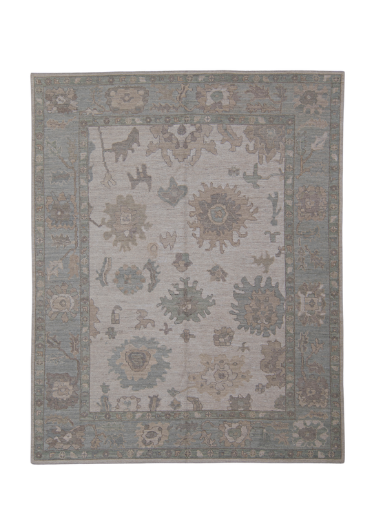 Turkish Oushak Rug 8'1" x 10'1" #11759