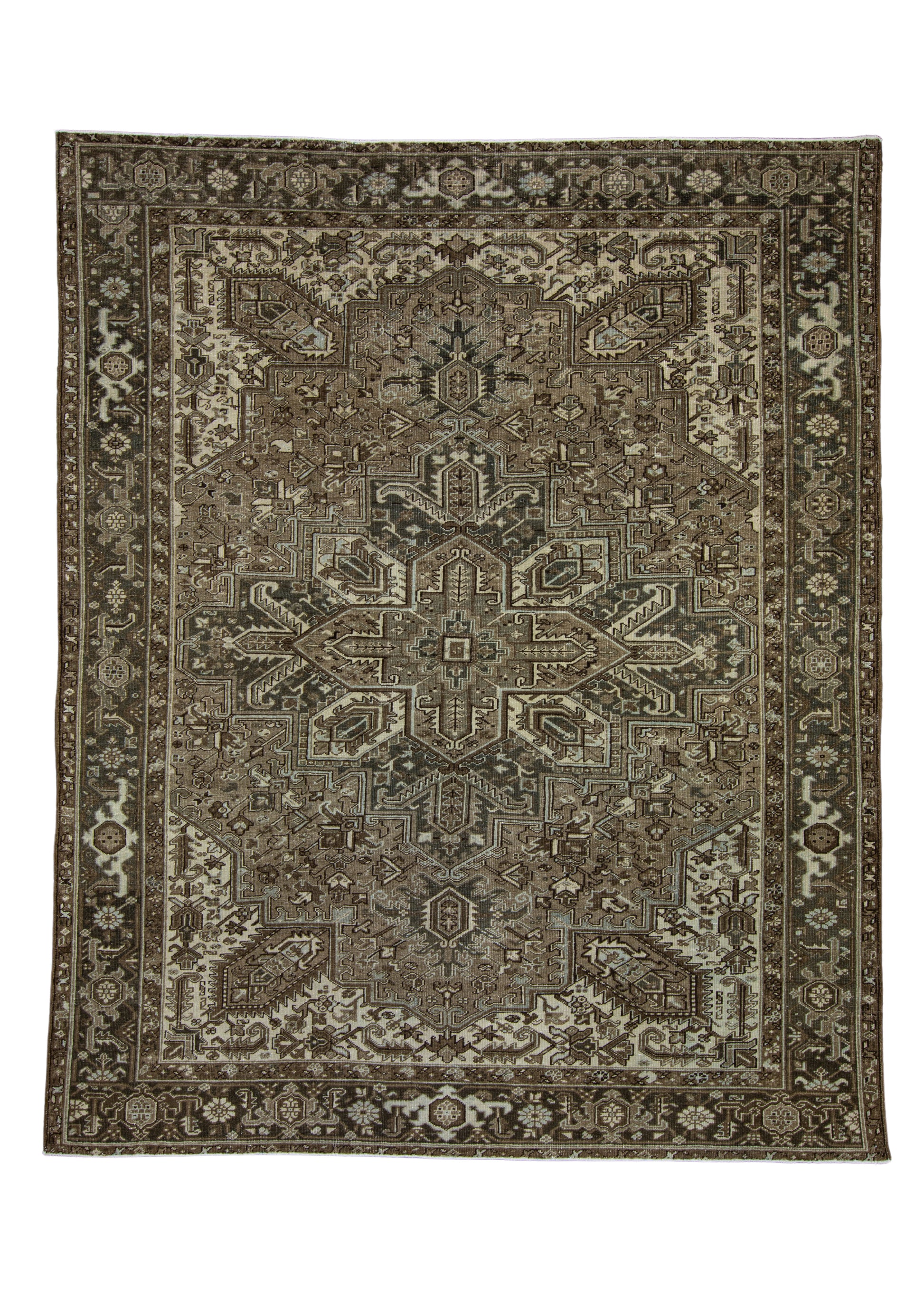 Turkish Vintage Anatolian Rug 8'1" x 10' #16818