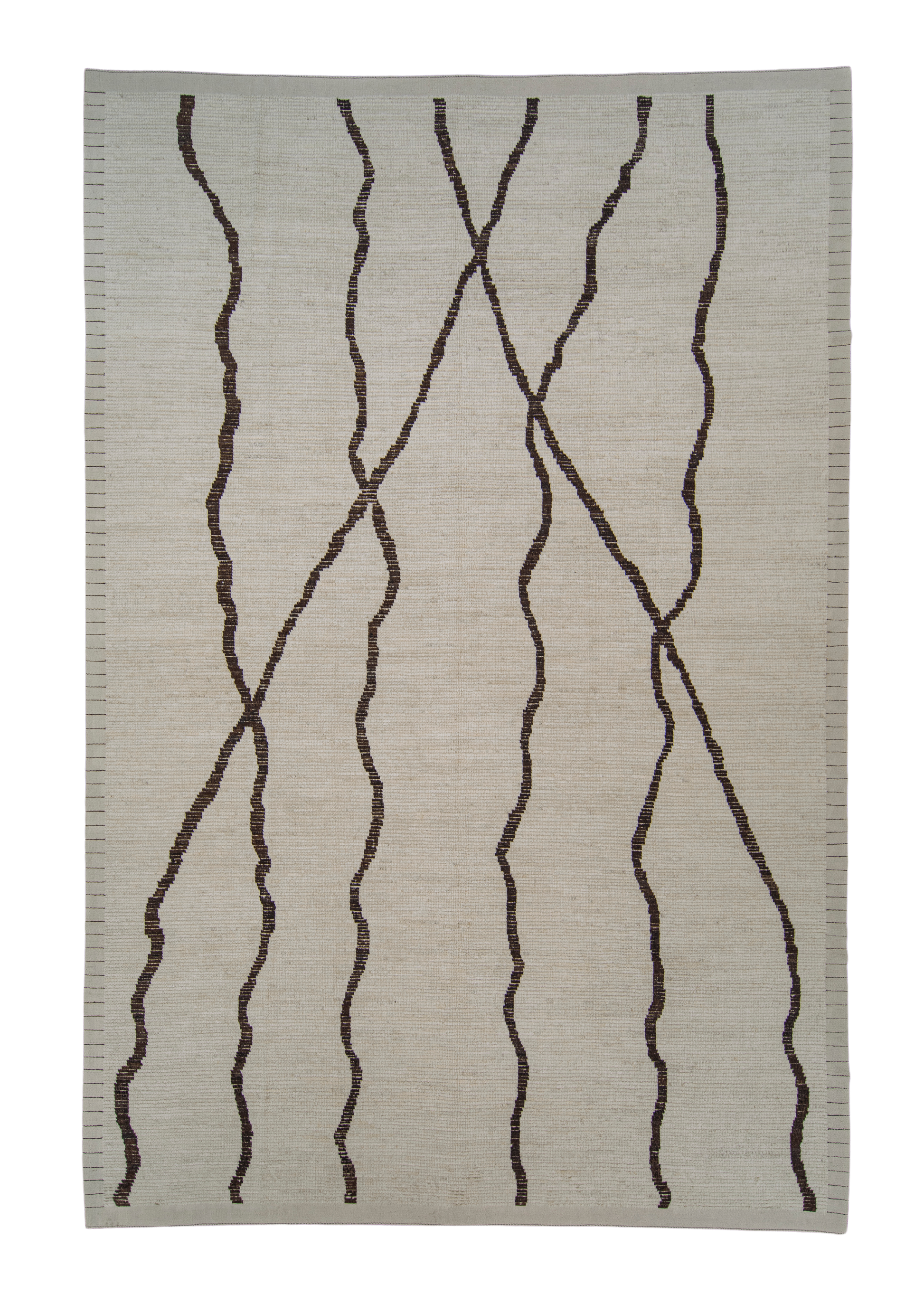 Turkish Tulu Rug Hand Knotted Rug 9'10" x 14' #6220