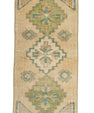 Turkish Mini Rug Oriental Hand Knotted Vintage Rug 1'5" x 2'9" #21096