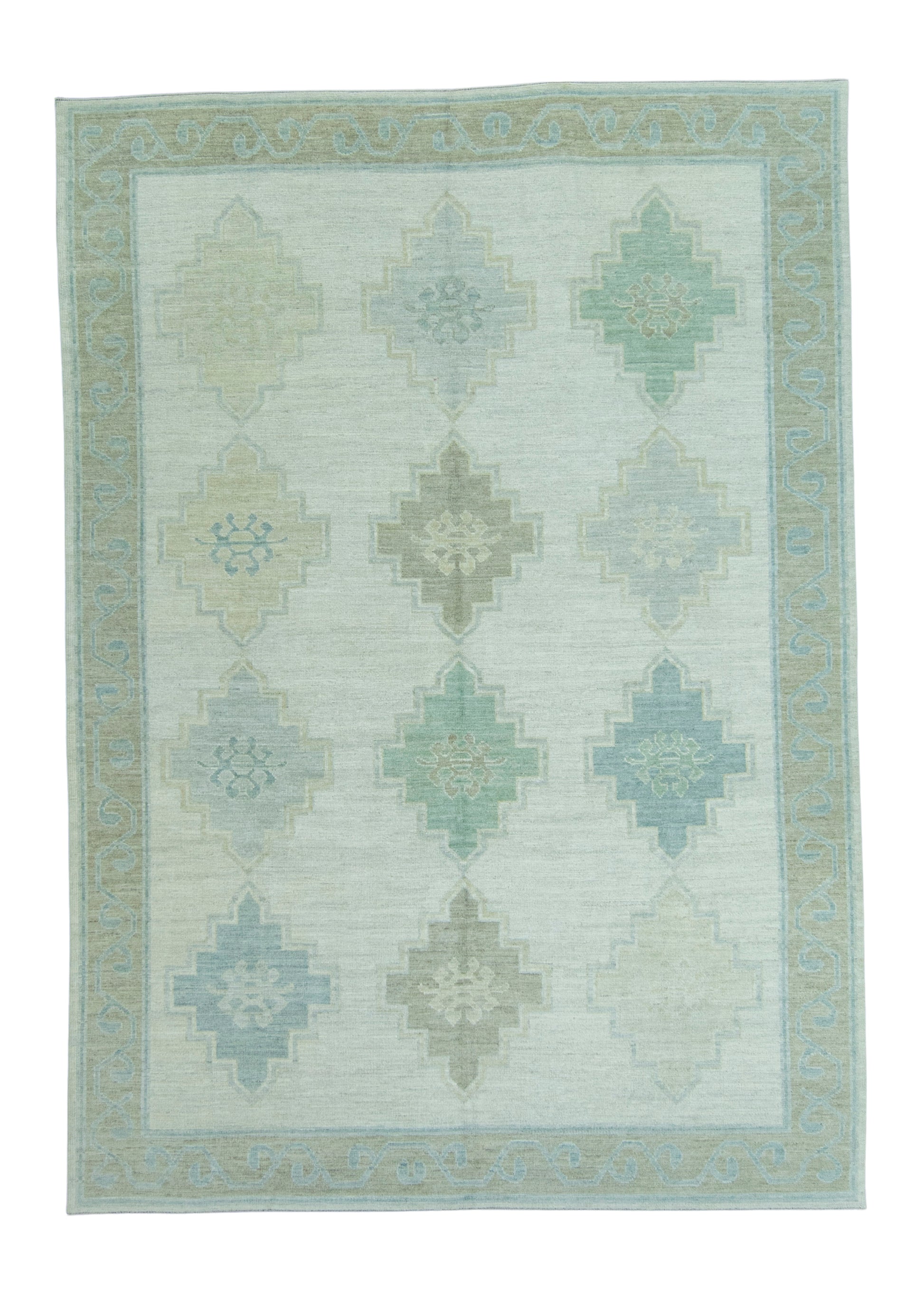 Turkish Oushak Rug 8'10" x 12'5" #19257
