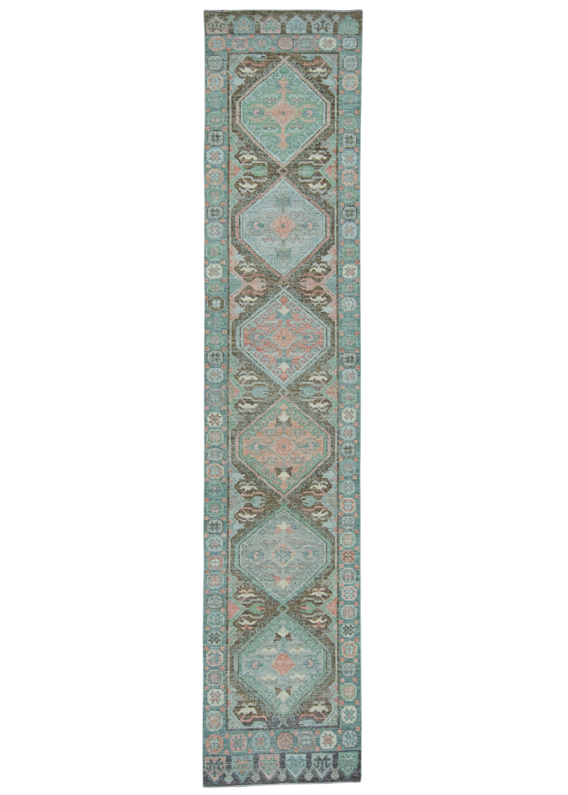 Turkish Oushak Rug 2'11" x 14'2" #20017