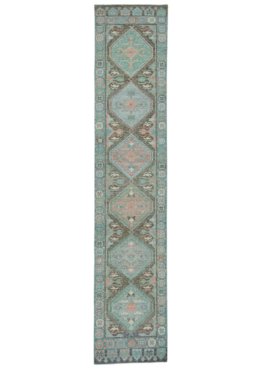 Turkish Oushak Rug 2'11" x 14'2" #20017