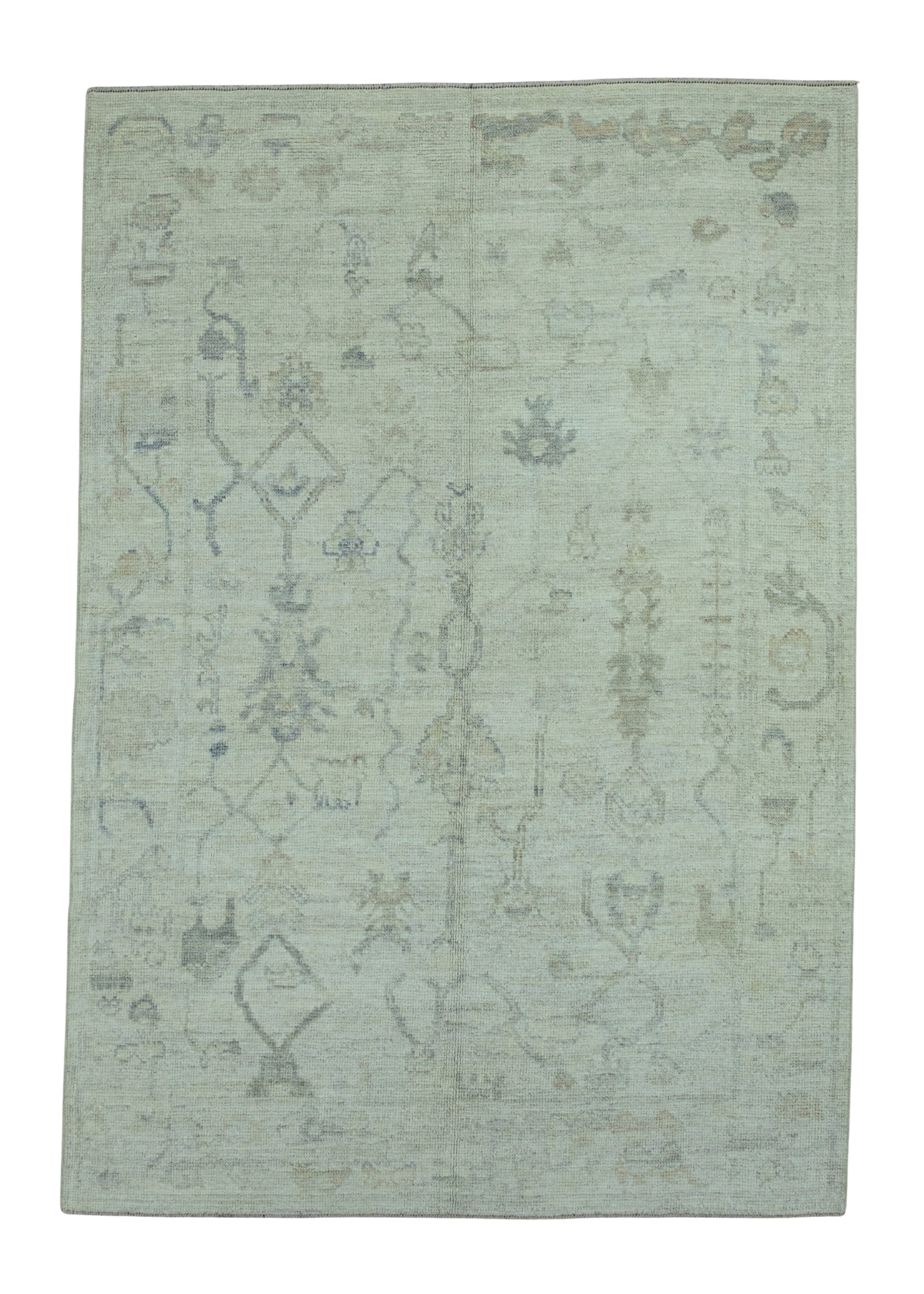 Turkish Oushak Rug 4'11" x 7'1" #19256
