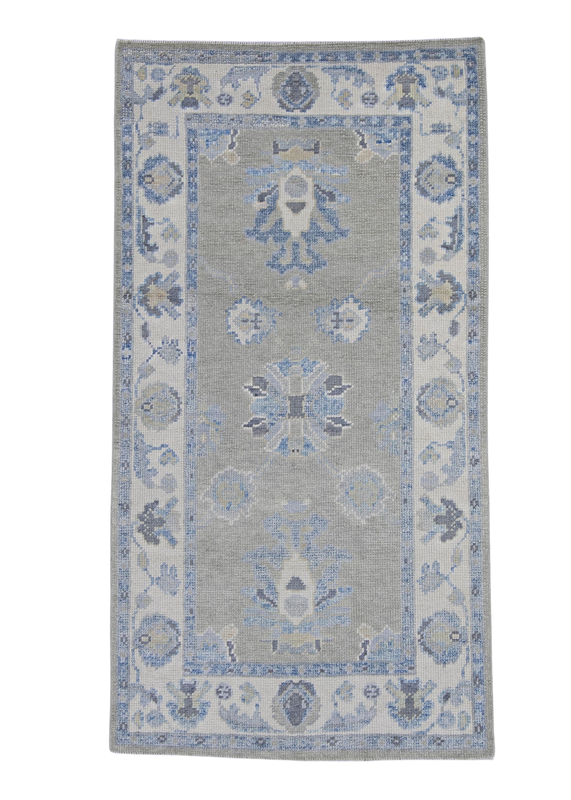 Turkish Oushak Rug 2'10" x 5'4" #16587
