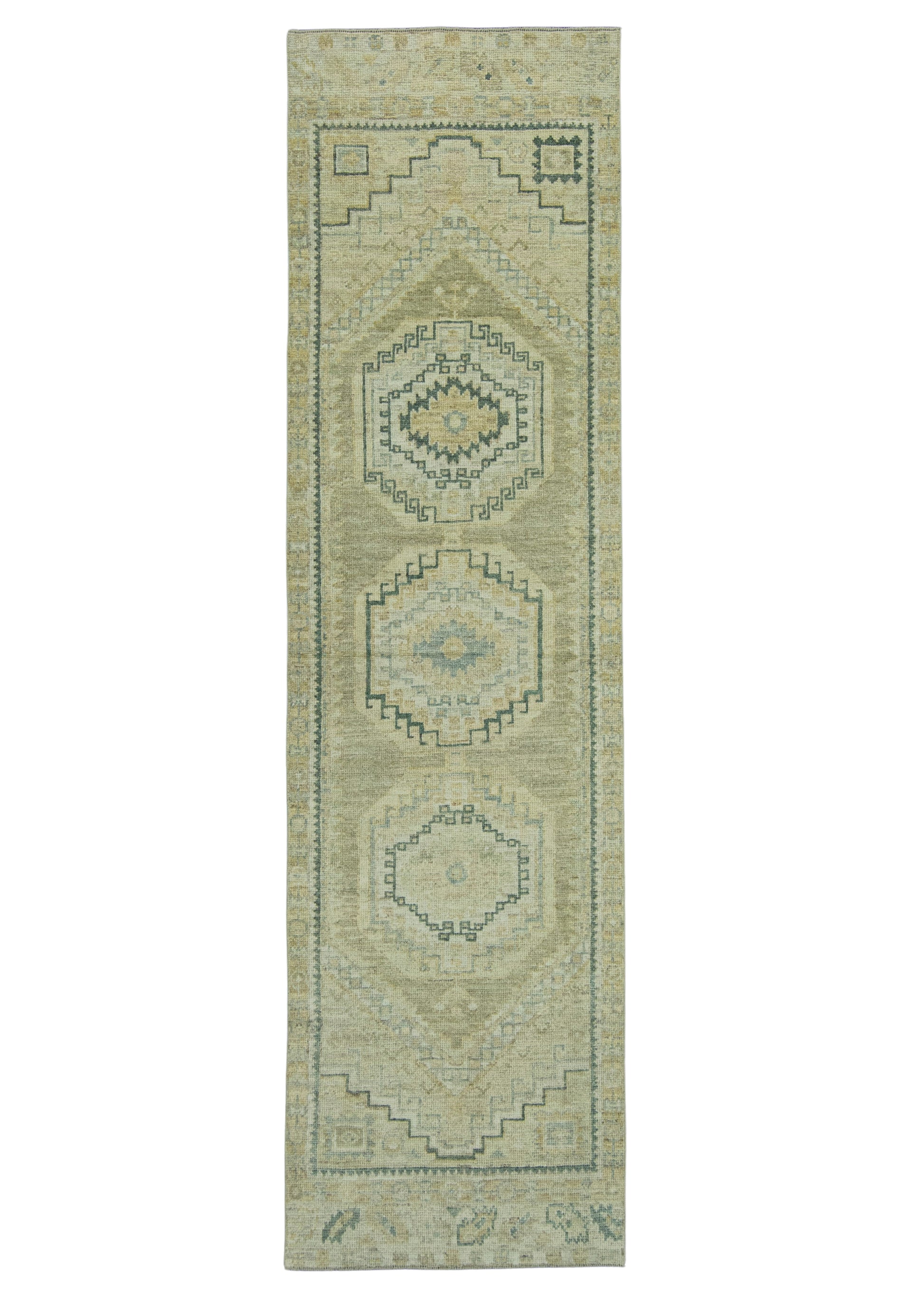 Turkish Oushak Rug 2'10" x 10'5" #19270