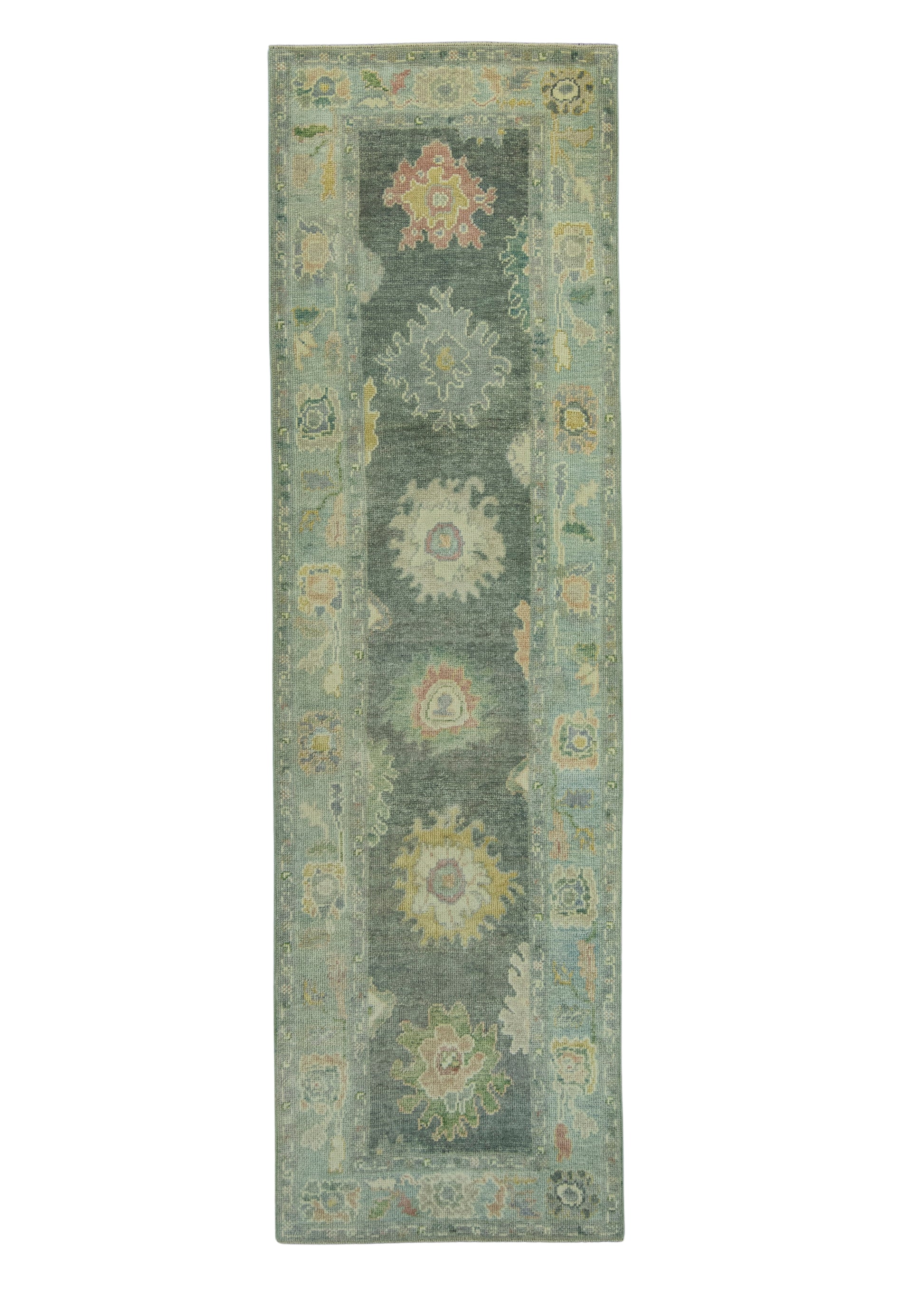 Turkish Oushak Rug 2'11" x 9'11" #19121