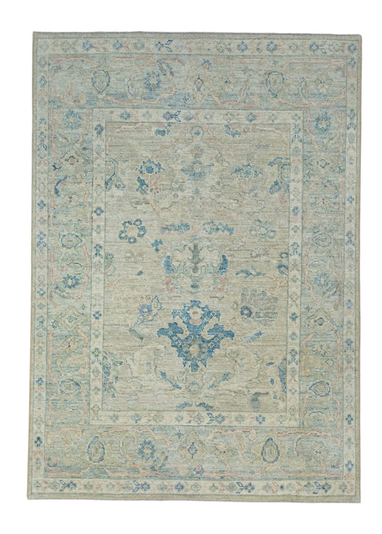 Turkish Oushak Rug 5' x 7' #17895
