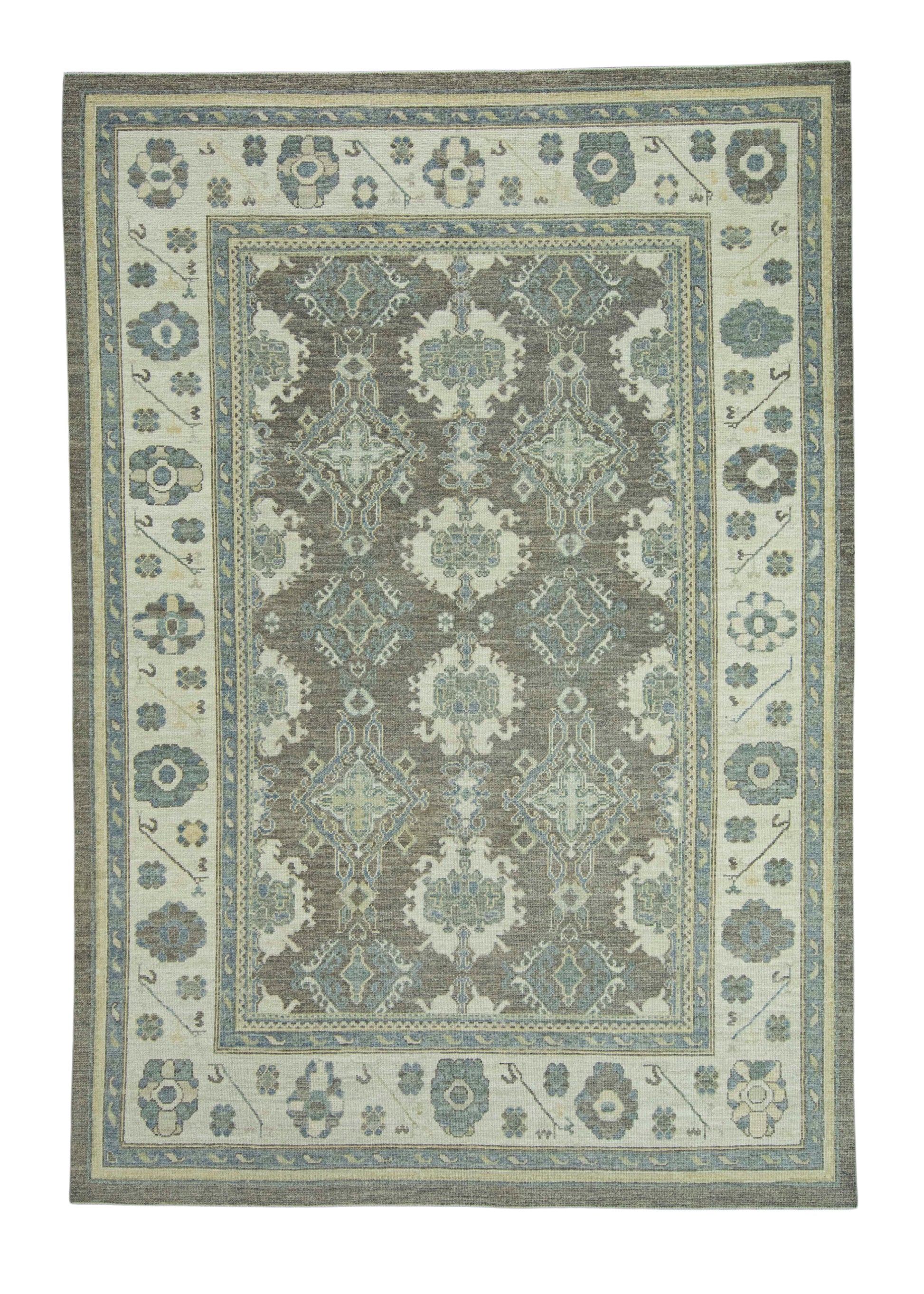 Turkish Oushak Rug 8'9" x 12'8" #19380