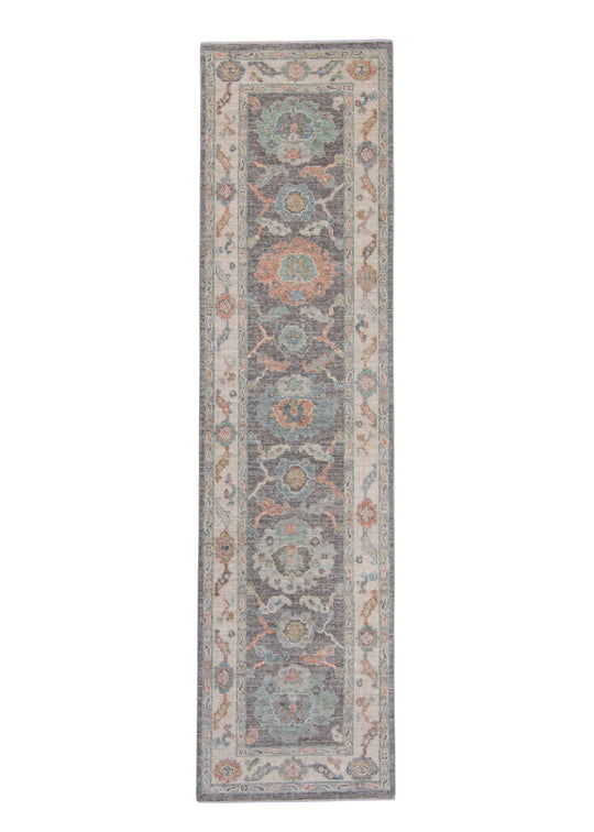 Turkish Oushak Runner Rug 2'8" x 10'3" #16172