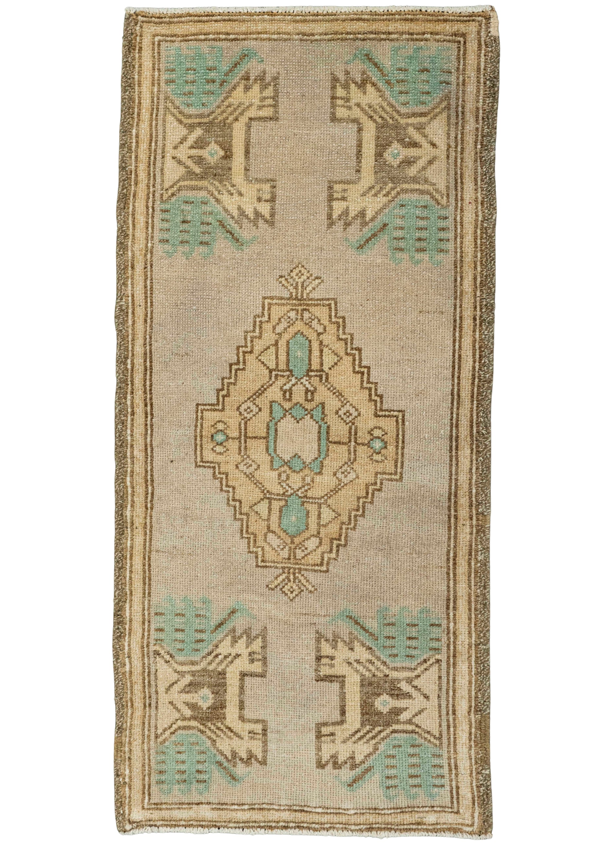 Turkish Yastik Rug  1'8" x  3'8" #22610