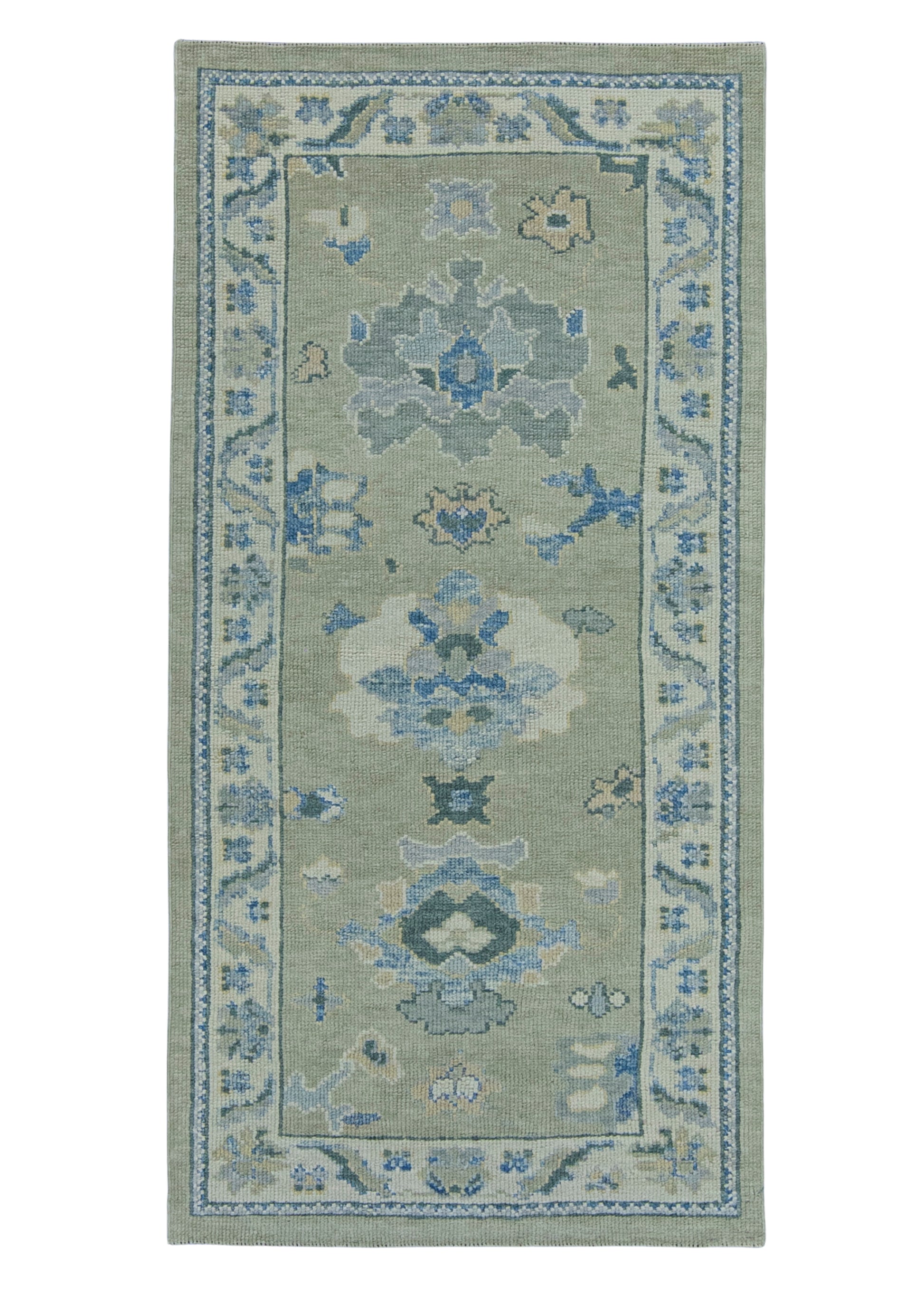 Turkish Oushak Rug 3'1" x 6'2" #19080