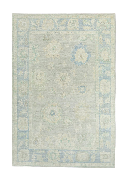 Turkish Oushak Rug 6'1" x 9' #18650