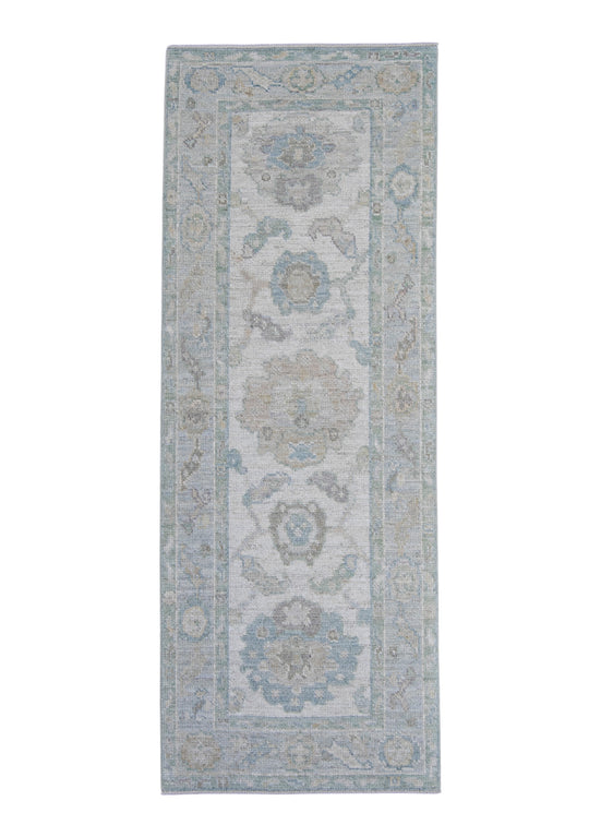 Turkish Oushak Rug 2'5" x 6'7" #16337