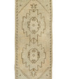 Turkish Mini Rug Oriental Hand Knotted Vintage Rug  1'7" x  3'10" #22029
