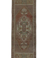 Turkish Mini Rug Oriental Hand Knotted Vintage Rug 1'5" x 3'10" #20635