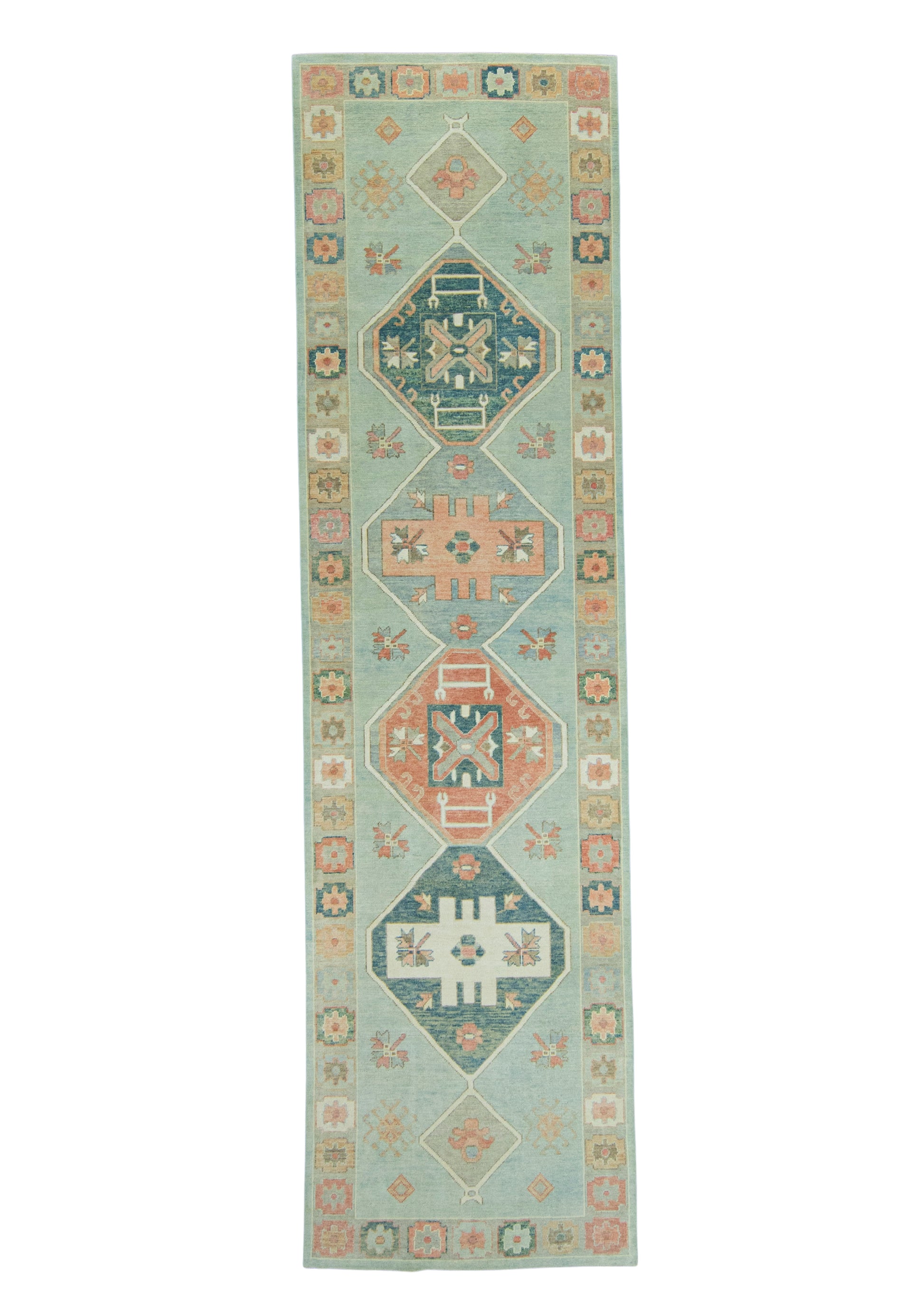 Turkish Oushak Rug 4'7" x 16'9" #20101