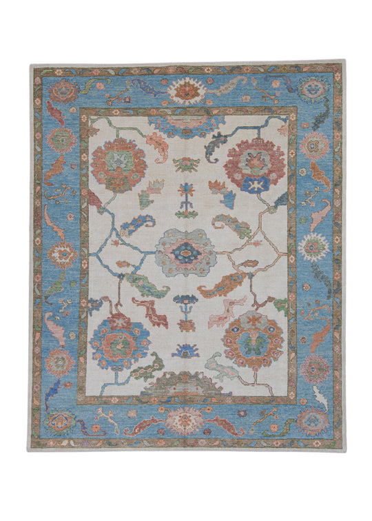 Turkish Oushak Rug 8'5" x 10'3" #16775
