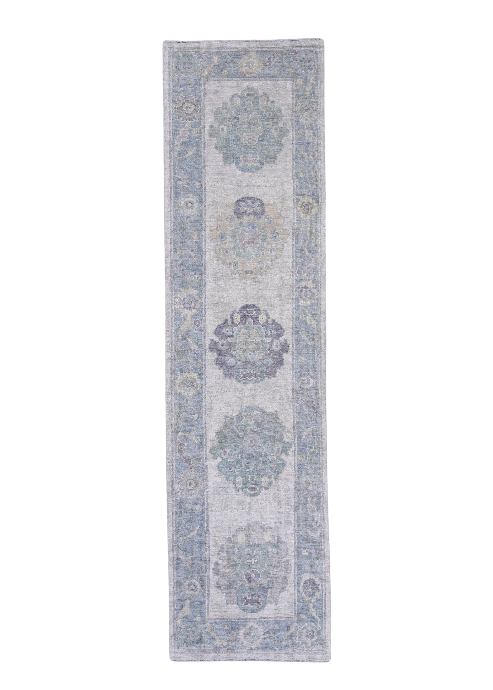 Turkish Oushak Runner Rug 2'8" x 10'1" #16690