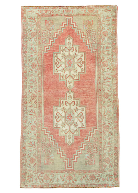 Turkish Vintage Rug 3'10" x 7'1" #20820