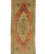 Turkish Mini Rug Oriental Hand Knotted Vintage Rug 1'6" x 3'7" #21147