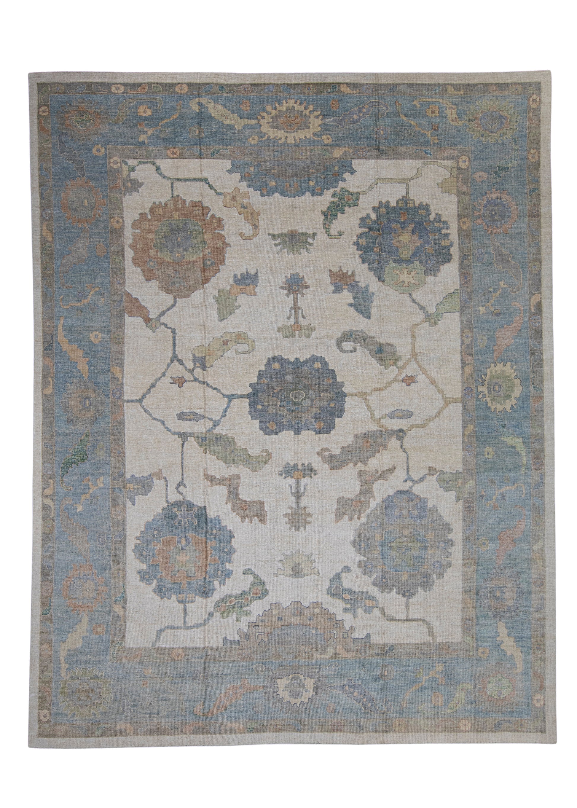Turkish Oushak Rug 11'11" x 15'2" #16669