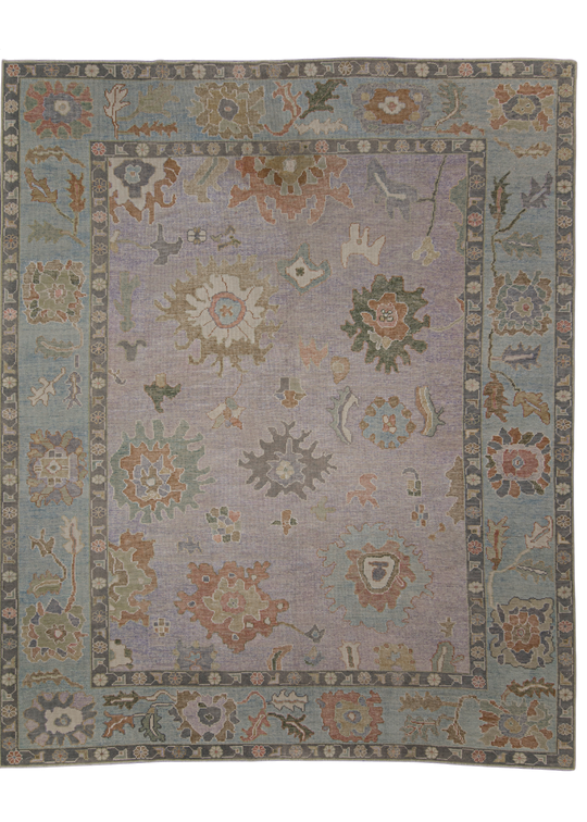 Turkish Oushak Rug 9'2" x 11'10" #12020