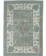Turkish Oushak Rug 5' x 6'11" #17885