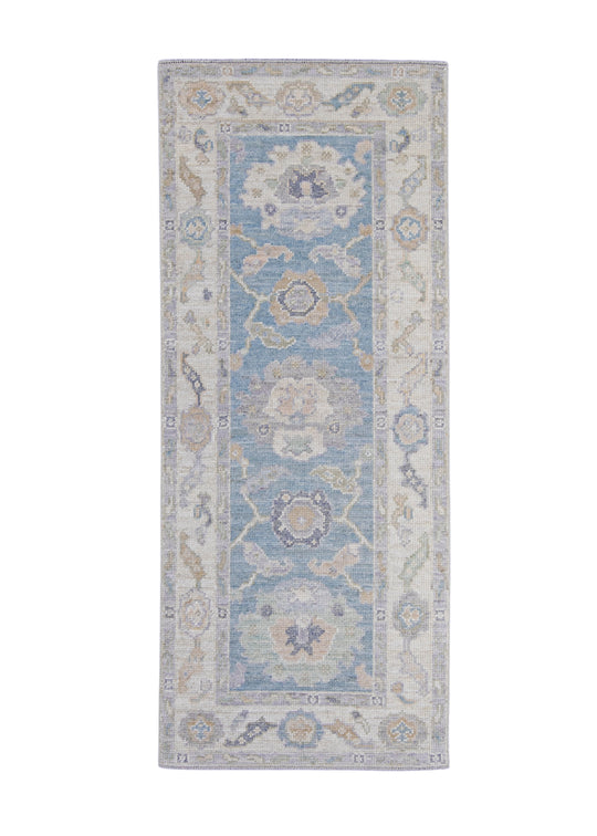 Turkish Oushak Rug 2'6" x 6' #16402