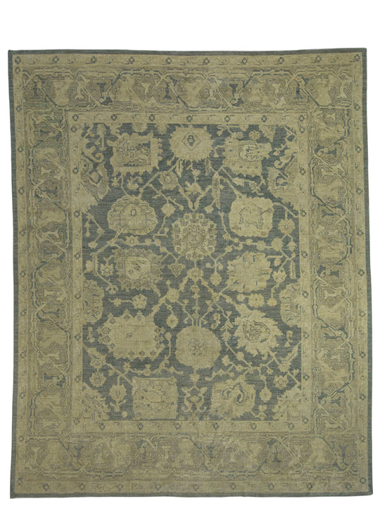 Turkish Oushak Rug 9'9" x 12'1" #18687