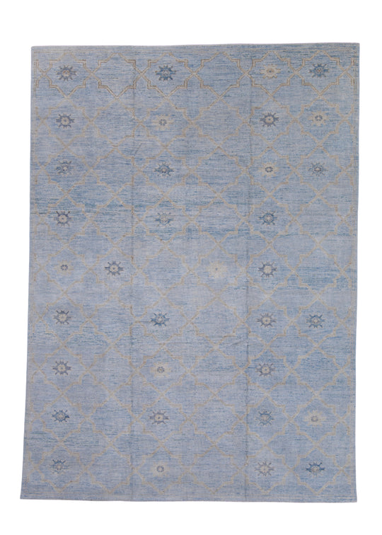 Turkish Oushak Rug 9'1" x 12'7" #16954