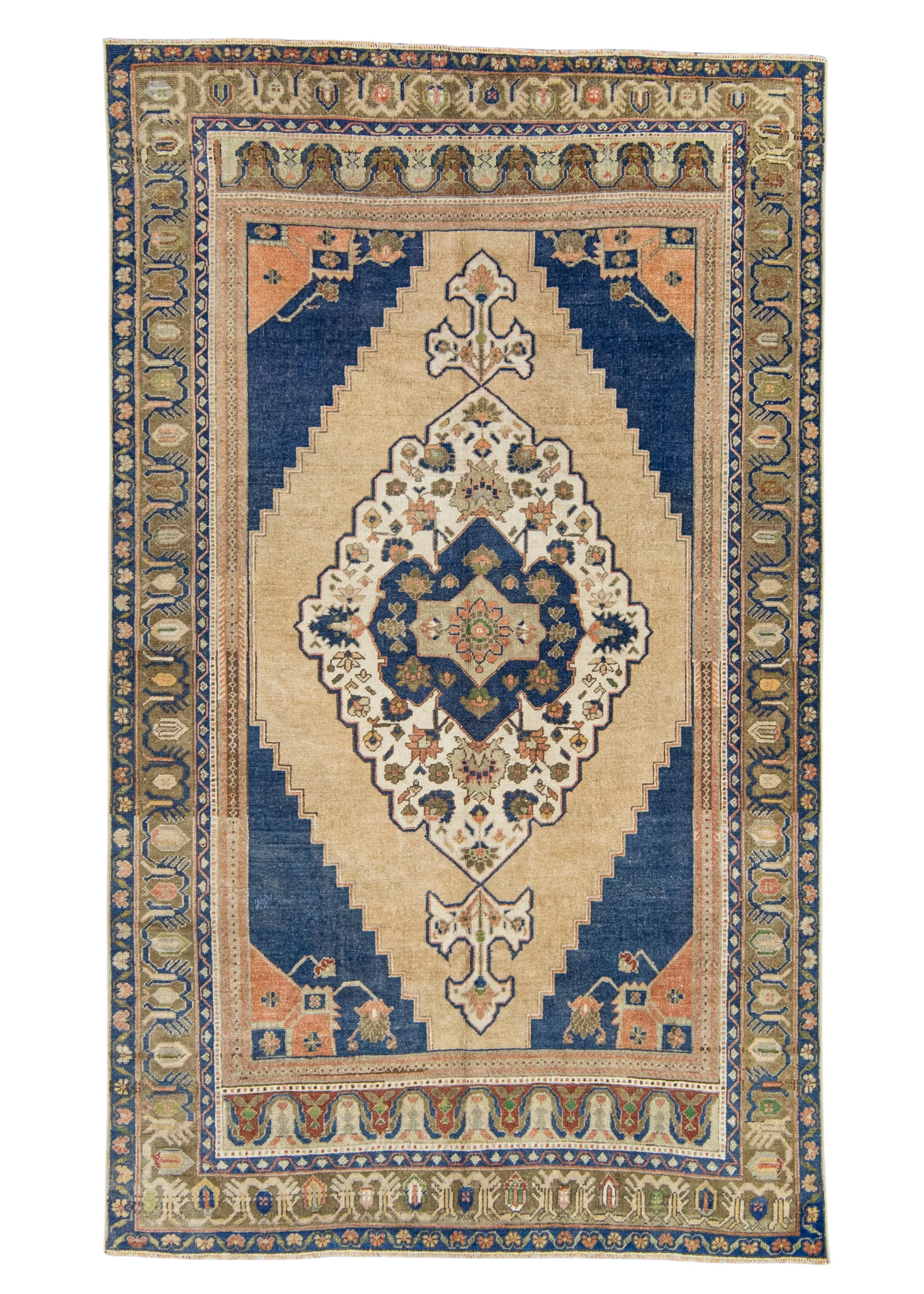 Turkish Vintage Rug  5'6" x 9'2" #21000