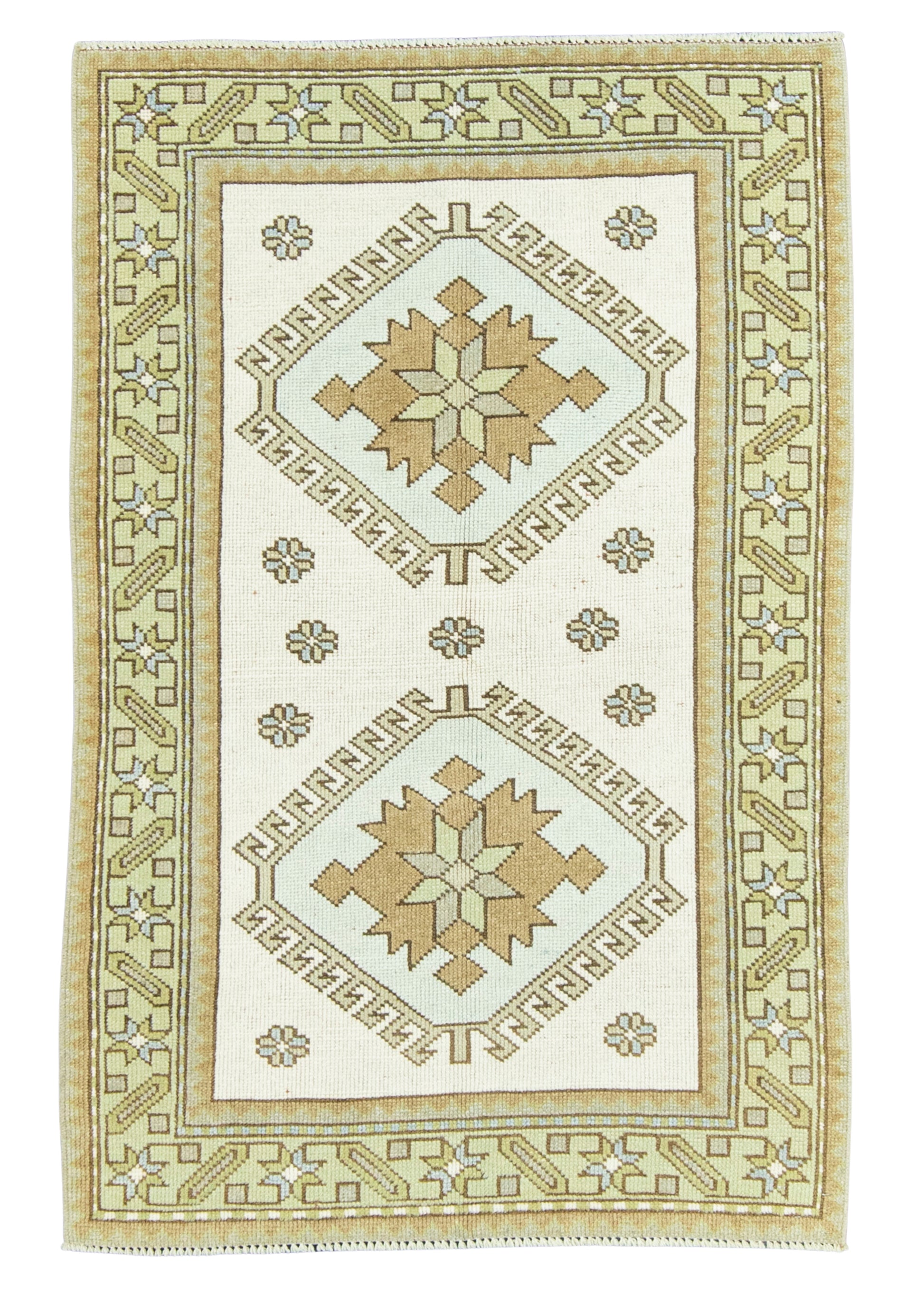 Turkish Vintage Rug  3'1" x 4'10" #22803