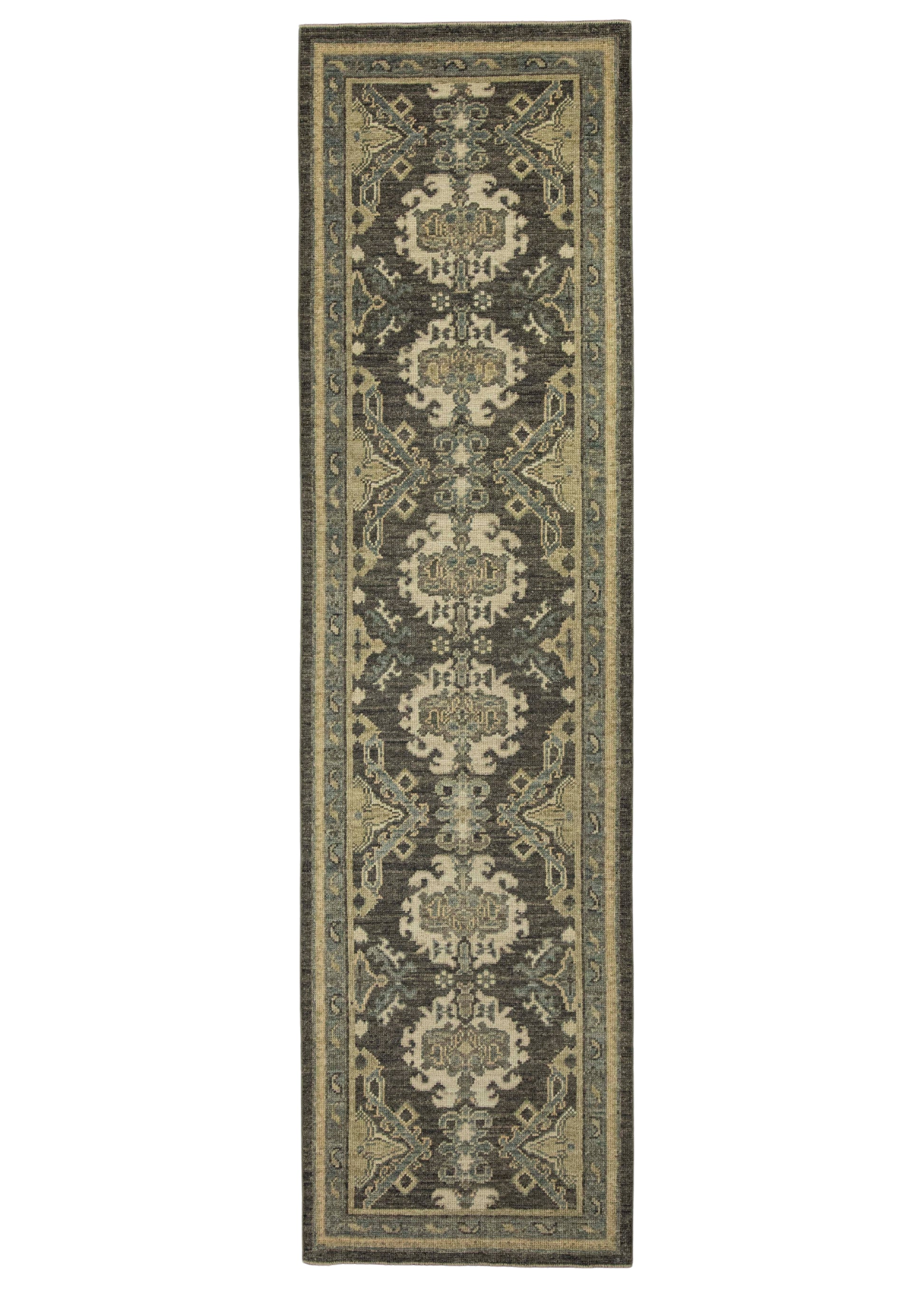 Turkish Oushak Rug 2'10" x 10'6" #20223