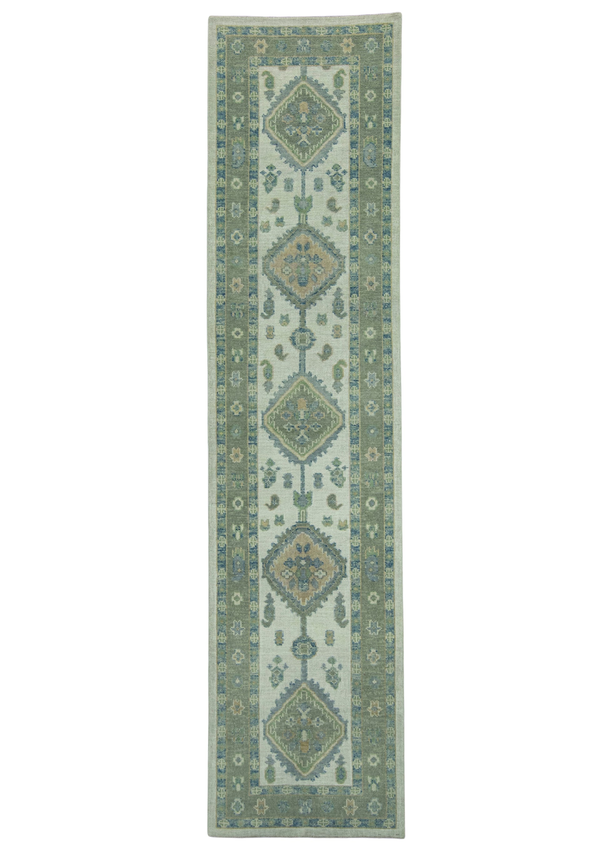 Turkish Oushak Rug 2'10" x 11'9" #19159