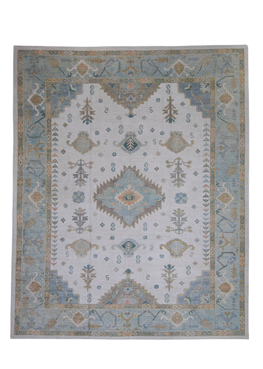 Turkish Oushak Rug 12'7" x 15'6" #16842